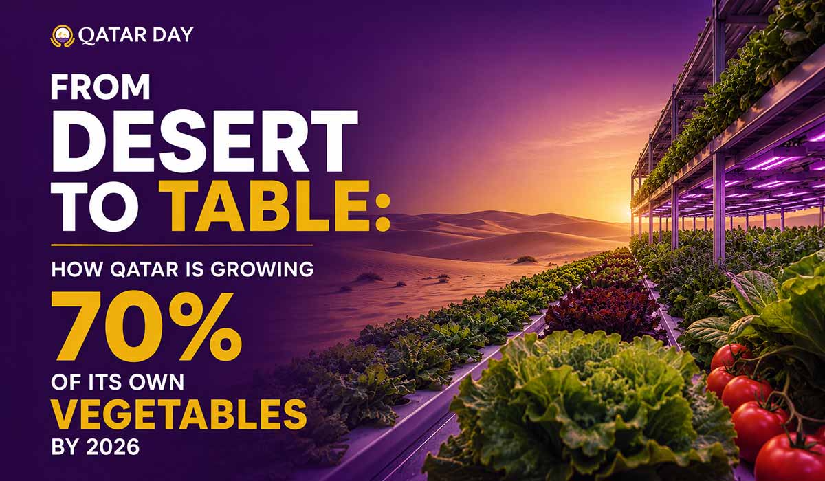 From Desert to Table: How Qatar is Growing 70% of Its Own Vegetables by 2026
